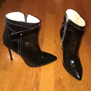 Carmen Marc Valvo Genuine Leather Heeled Booties